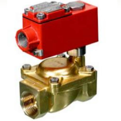 Electroválvula de control asistido - A107 - Aicás Eletroválvulas - de 2 vías / normalmente cerrada / de latón
