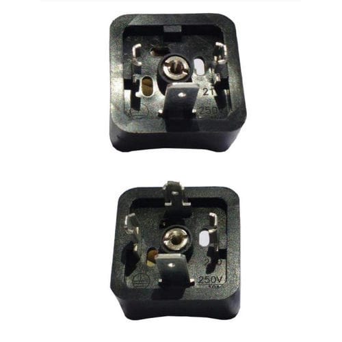 Conector de red - B350 - Aicás Eletroválvulas - de 2 vías / de latón / para electroválvula