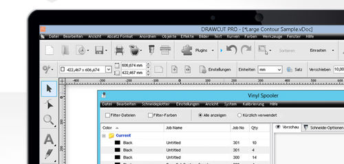 Software de mando - DrawCut PRO - SECABO - de corte / de proceso / de embutido profundo