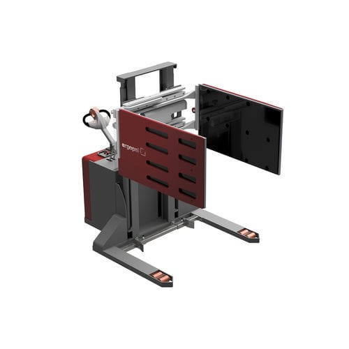 Cambiador de palets móvil - PC-23M - ergopal GmbH - para centro de mecanizado / para la industria alimentaria y de la bebida / con lanzadera de transferencia independiente motorizada