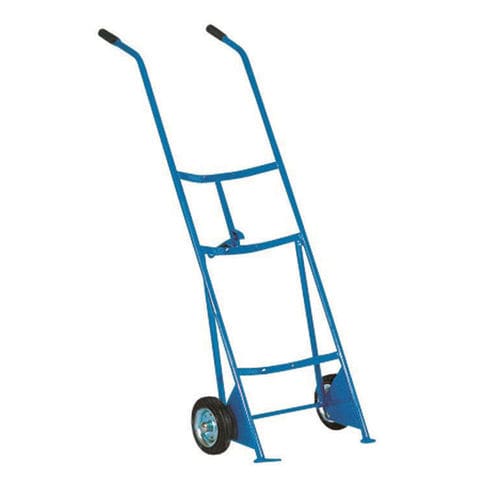 Carretilla de almacén de barriles - Soltec srl - para el transporte / de manipulación / de acero inoxidable