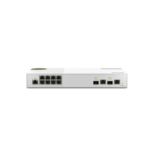 Conmutador Ethernet administrable - QSW-M2108-2C - QNAP - 10 puertos / de nivel 2 / 2.5 GbE