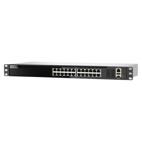 Conmutador Ethernet administrable - QSW-M3224-24T - QNAP - 24 puertos / Gigabit Ethernet / de nivel 3