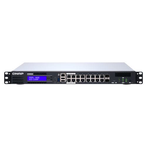 Conmutador Ethernet administrable - QGD-3014-16P - QNAP - 16 puertos / de nivel 2 / gigabit