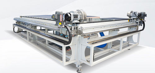 Mesa de corte con supresión de los bordes - CMD03 - Shandong Truetec Machinery Co., Ltd. - para vidrio