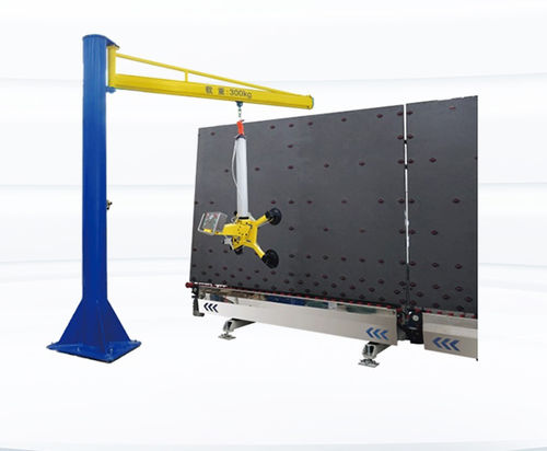 Elevador de ventosas para placa de vídrio - HP-GQ-S series - Shandong Truetec Machinery Co., Ltd. - monorriel / pivotante a 90 °