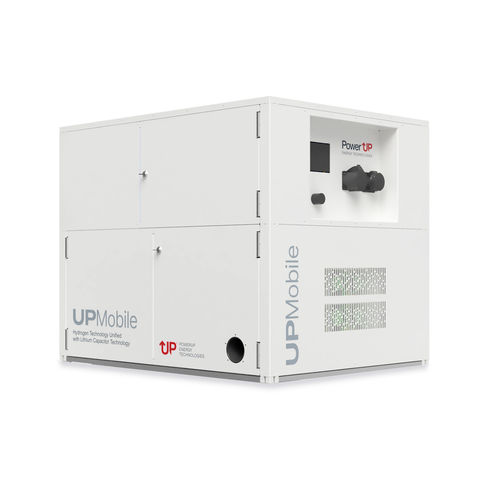 Grupo electrógeno de pila de combustible de hidrógeno - UPMobile - Power Up - trifásico / remolcable / de emergencia