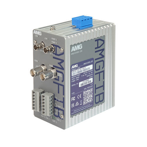 Convertidor digital - AMGFIB-1VR-3CC-S1B-D - AMG Systems - de vídeo / CVBS / en riel DIN