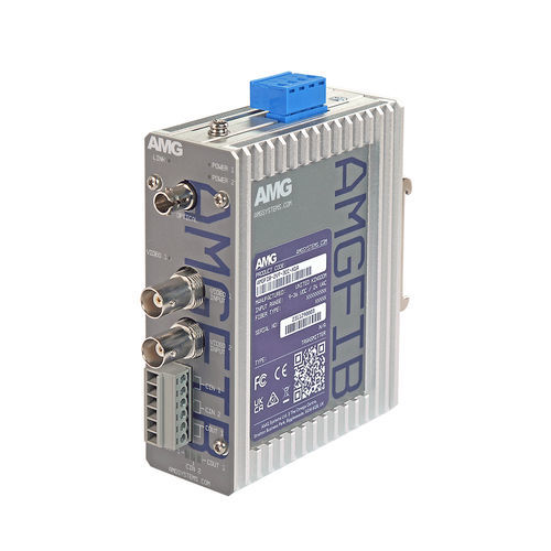 Convertidor digital - AMGFIB-2VT-3CC-S1A - AMG Systems - de vídeo / CVBS / en riel DIN