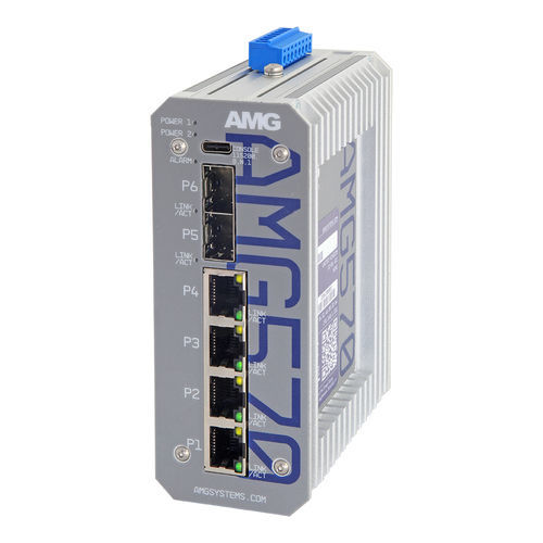 Conmutador Ethernet administrable - AMG570-4G-2S - AMG Systems - 6 puertos / Gigabit Ethernet / de nivel 3
