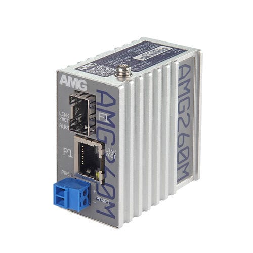 Convertidor de medios - AMG260M-1F-1S  - AMG Systems - Ethernet / en riel DIN / compacto
