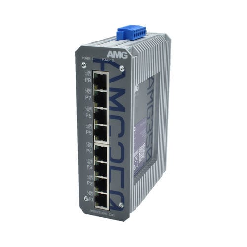 Conmutador Ethernet no administrable - AMG350-8G - AMG Systems - 8 puertos / en riel DIN / de pared
