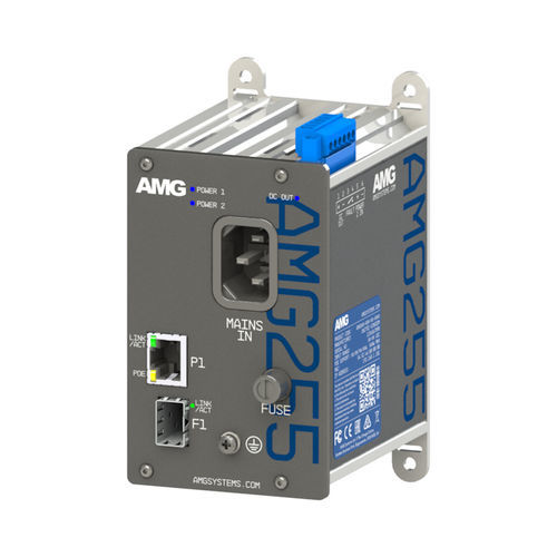 Convertidor de medios - AMG255-1G-1S - AMG Systems - Ethernet / Gigabit Ethernet / en riel DIN