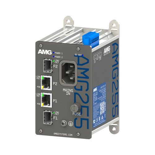 Convertidor de medios - AMG255-2G-2S - AMG Systems - Ethernet / Gigabit Ethernet / en riel DIN