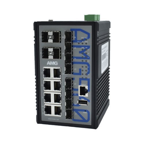Conmutador Ethernet administrable - AMG560-8G-12S  - AMG Systems - 20 puertos / de nivel 2 / Gigabit Ethernet