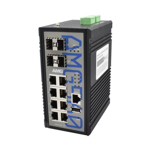 Conmutador Ethernet administrable - AMG560-8GAT-4XS-P240  - AMG Systems - 12 puertos / de nivel 2 / Gigabit Ethernet