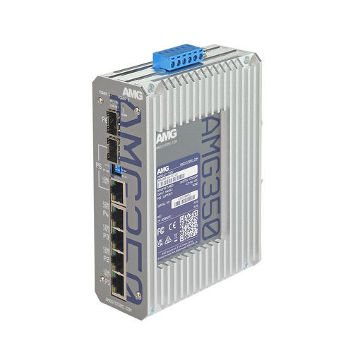 Conmutador Ethernet no administrable - AMG350-4G-1C-1S - AMG Systems - 16 puertos / riel DIN / de pared