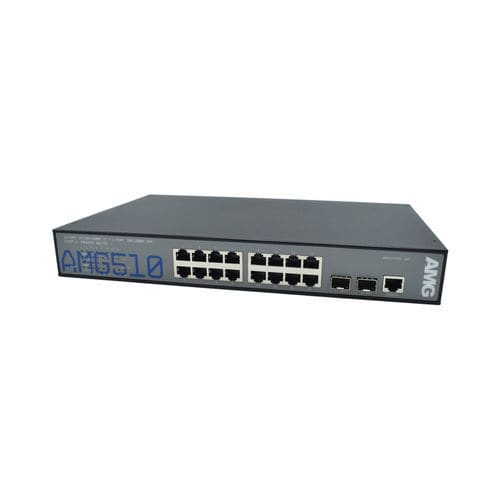 Conmutador Ethernet administrable - AMG510-16G-2S - AMG Systems - 18 puertos / Gigabit Ethernet / gigabit