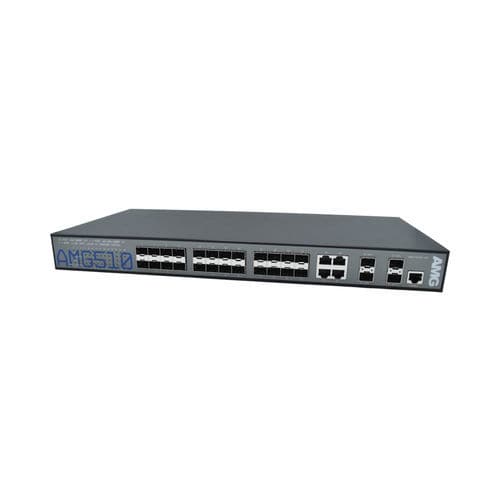 Conmutador Ethernet administrable - AMG510-4G-24S-4XS - AMG Systems - 32 puertos / Gigabit Ethernet / gigabit