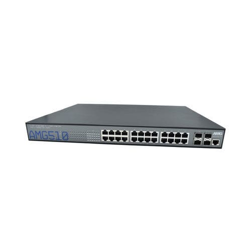 Conmutador Ethernet administrable - AMG510-24GAT-4XS-P460 - AMG Systems - 28 puertos / Gigabit Ethernet / gigabit