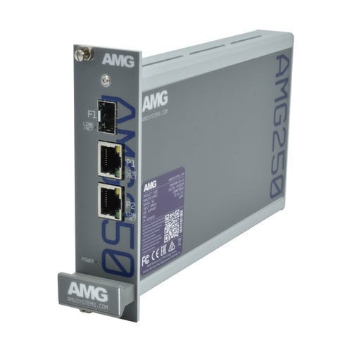Convertidor de medios - AMG250R-2F-1S - AMG Systems - Ethernet / Gigabit Ethernet / en rack