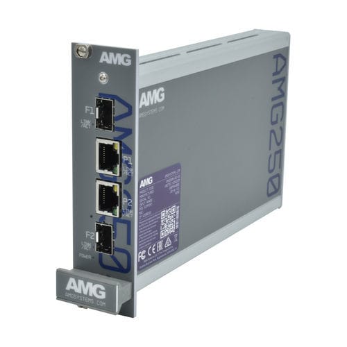 Convertidor de medios - AMG250R-2F-2S - AMG Systems - Ethernet / Gigabit Ethernet / en rack
