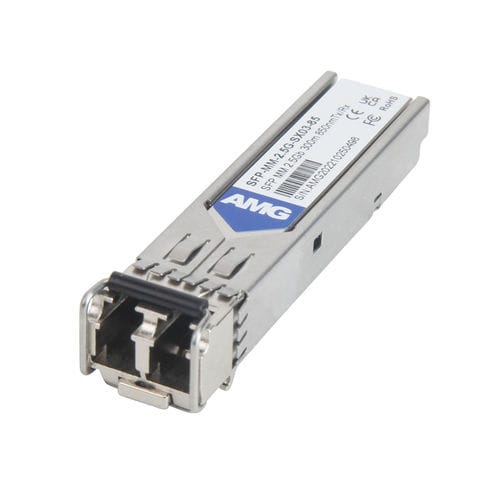 Transceptor Ethernet - SFP-MM-2.5G-SX03-85 - AMG Systems - de vigilancia / SFP / de datos