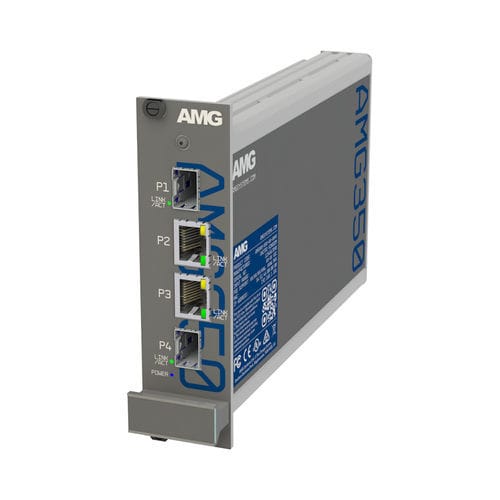 Conmutador Ethernet no administrable - AMG350R-2G-2S - AMG Systems - 4 puertos / Gigabit Ethernet / en rack