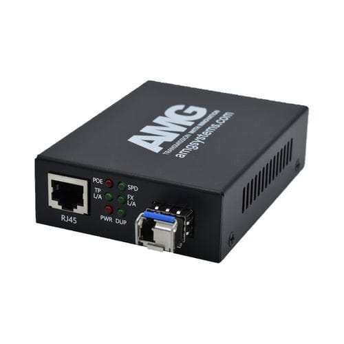Convertidor de medios - AMG210M-1FAT-1SM1A-P30  - AMG Systems - Ethernet media / Gigabit Ethernet / compacto