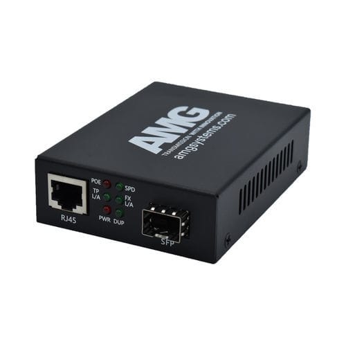 Convertidor de medios - AMG210M-1GAT-1S-P30 - AMG Systems - Ethernet media / Gigabit Ethernet / compacto