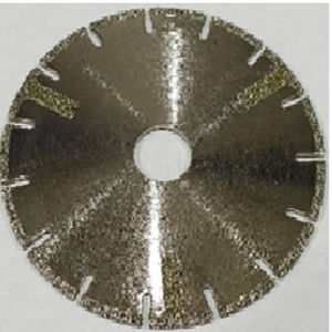Disco tronzador de diamante electrodepositado - Pulitor Utensili Diamantati - para mármol / para obra / para amoladora angular