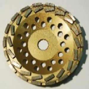 Muela de tratamiento de superficie - Pulitor Utensili Diamantati - periférica / adiamantada / para amoladora angular