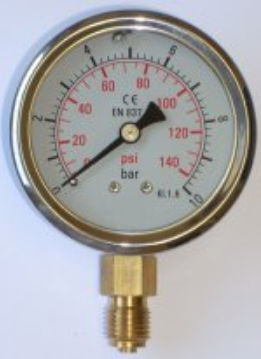 Manómetro de esfera - MICX - PROTAIS-VIGIL  HYDROPNEU TECHNOLOGIC - de latón / de acero inoxidable / para gas