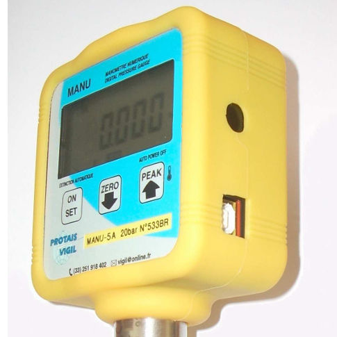 Manómetro absoluto - MANU-5A - PROTAIS-VIGIL  HYDROPNEU TECHNOLOGIC - relativo / digital / IP40