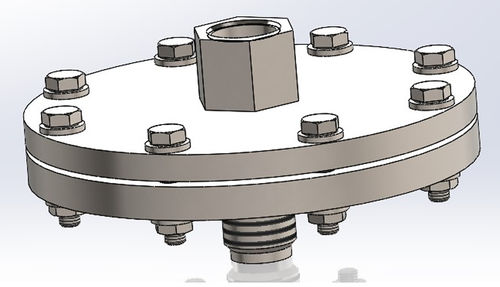 Separador de membrana con racor roscado - S771A  - PROTAIS-VIGIL  HYDROPNEU TECHNOLOGIC - para manómetro / para aplicaciones higiénicas / de medición