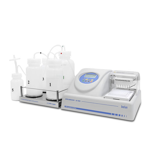 Lavador de microplacas automático - 3D-IW8 - Biosan - de 96 orificios / programable