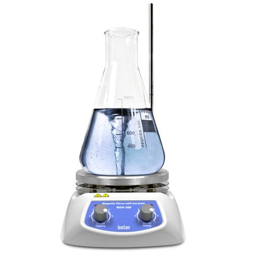 Agitador de laboratorio magnético - MSH-300 - Biosan - de calor / de mesa / de placa caliente