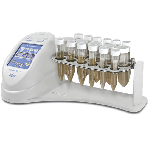 Agitador de laboratorio rotativo - Multi Bio RS-24 - Biosan - magnético / digital / de tubos de ensayo
