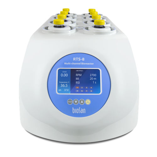 Biorreactor de laboratorio - RTS-8 - Biosan - de proceso / automático / paralelo