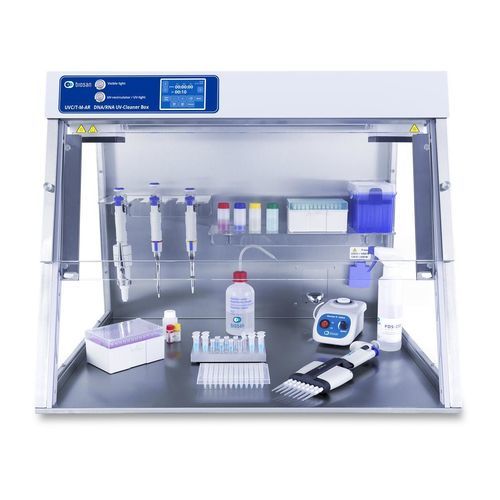 Campana PCR de acero inoxidable - UVC/T-M-AR - Biosan - doble / con irradiación UV