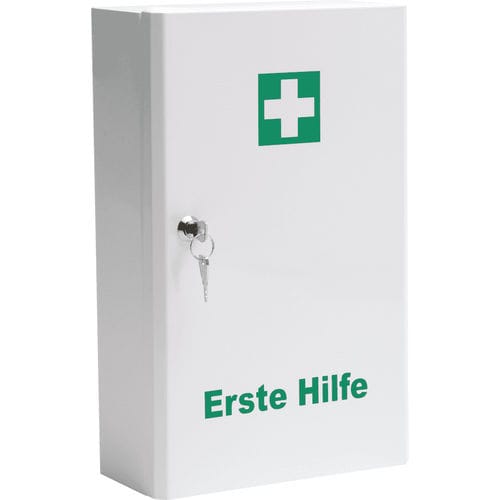 Armario de primeros auxilios - 42916 - Kroschke sign-international GmbH - de pared / con estantes / de puerta simple