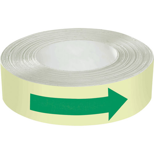 Cinta adhesiva de marcado - PERMALIGHT® - Kroschke sign-international GmbH - de caucho / fotoluminiscente / para la industria