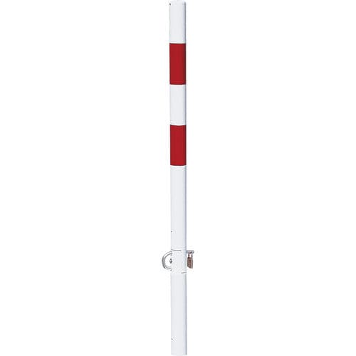 Bolardo fijo de estacionamiento - 7738 - Kroschke sign-international GmbH - de exterior / de acero / abatible
