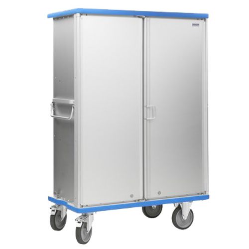Armario de almacenamiento - H01A33 - Recycleoffice - con ruedas / de puertas batientes / con puertas dobles