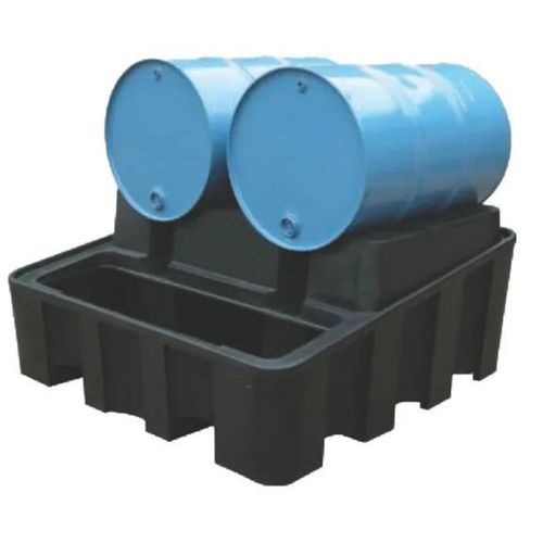 Paleta de retención para barriles - F06G20 - Recycleoffice - de 2 bidones / de polietileno