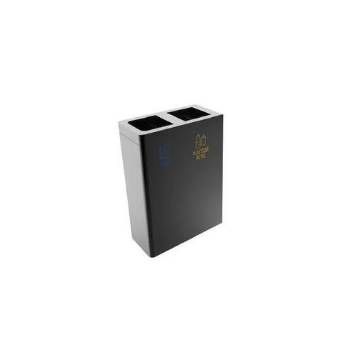 Cubo de basura de metal - T02E60 - Recycleoffice - para reciclaje / de reciclaje / con tapa