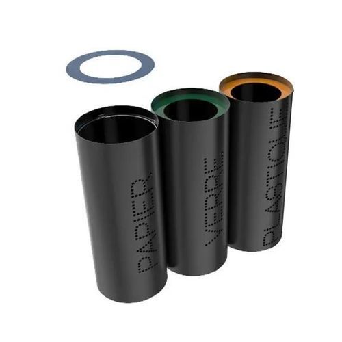 Cubo de basura para residuos domésticos - T02E73 - Recycleoffice - para material plástico / para papel / para reciclaje