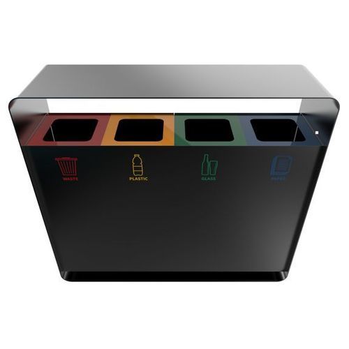 Cubo de basura para reciclaje - T02F69 - Recycleoffice - de reciclaje