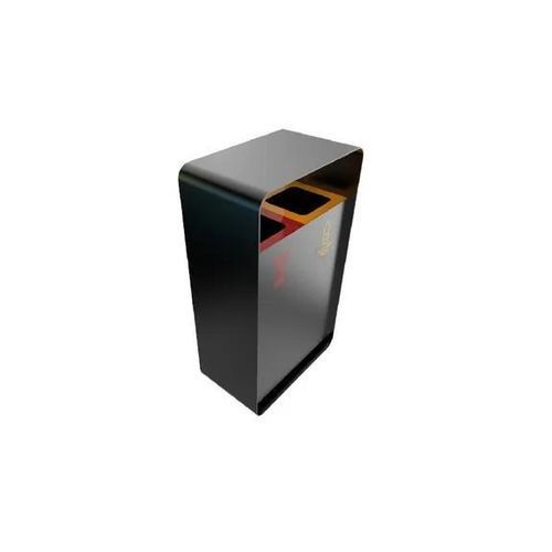 Cubo de basura de metal - T02F64 - Recycleoffice - para reciclaje