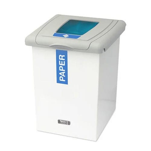 Cubo de basura de residuos industriales - T02P10 - Recycleoffice - para reciclaje / con tapa